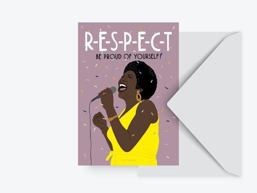 Postkarte / Respect