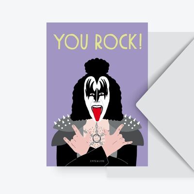 Postkarte / You Rock