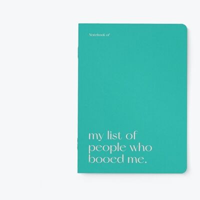 Notebook / Booed