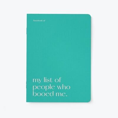 Notebook / Booed