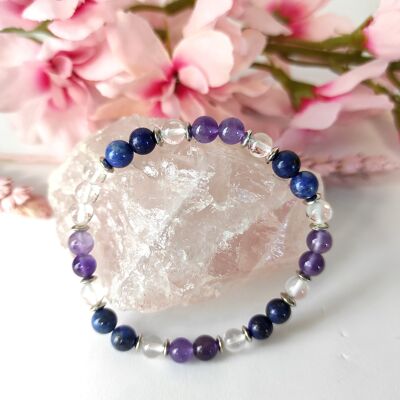 Migraine Lithotherapy bracelet in natural stones