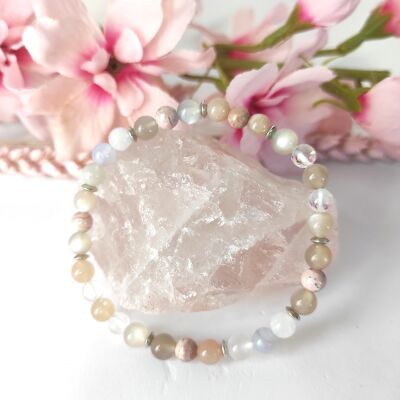 Menopause Lithotherapy bracelet in natural stones