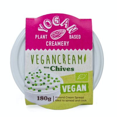 Frischkäse Almond "Vegancreami" Chives, 180g