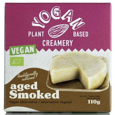 Käse Almond u. Cashew gereift - Aged Smoked Vegan Cheese, 110g