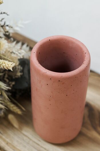 Vase en béton terracotta 2
