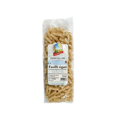 Pasta con semola di grano duro - Fusilli rigatti (500 g)