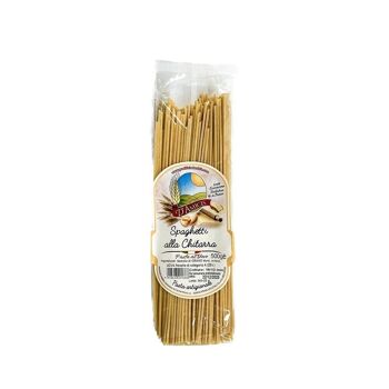 Pâtes à la semoule de blé dur - Spaghetti alla chitarra all'uovo - Spaghetti artisanale aux oeufs   (500g) 1