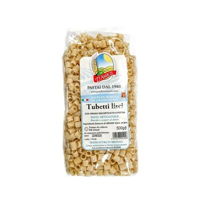 Pasta con semola di grano duro - Tubetti lisci (500g)