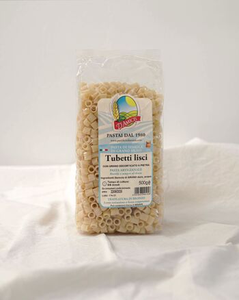 Pâtes à la semoule de blé dur - Tubetti lisci (500g) 2