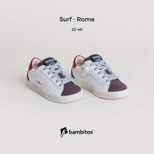 SURF - Rome (casual sneakers with zipper on the inside)