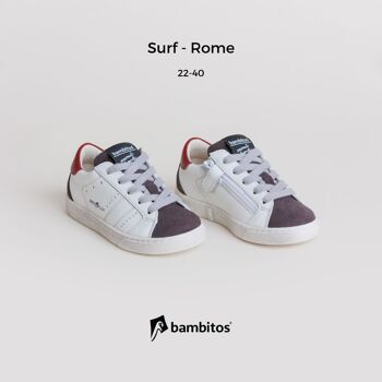 SURF - Rome (baskets décontractées avec fermeture éclair à l'intérieur) 1