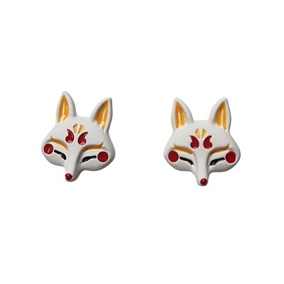 Aretes de zorro Kitsune