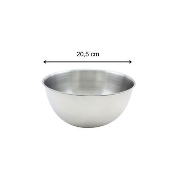 Bol à mixer en inox de 20,5 cm de diamètre Fackelmann Basic 5