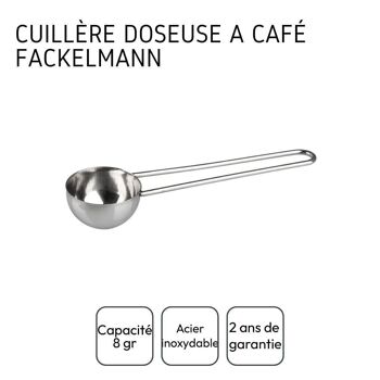 Cuillère doseuse à café inox environ 8gr Fackelmann Petit Déjeuner 7