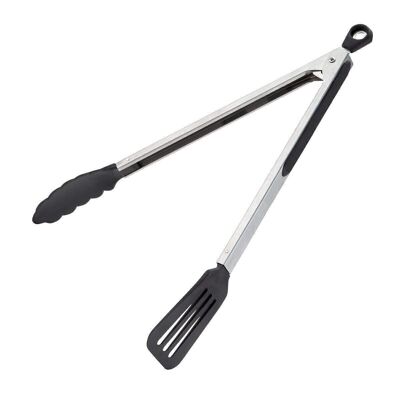 Stainless steel kitchen tongs Fackelmann Penderie