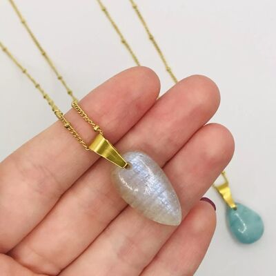 Necklace "Moonstone"