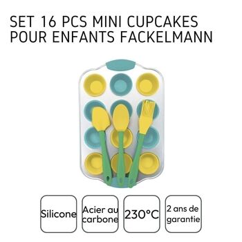 Set pour mini cupcakes 16 pièces Fackelmann Mini Monsters 4