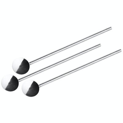 Set of 3 reusable straw spoons Fackelmann Bar Concept