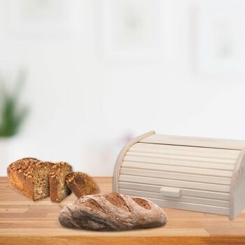 Huche à pain en bois Fackelmann Boissellerie 4