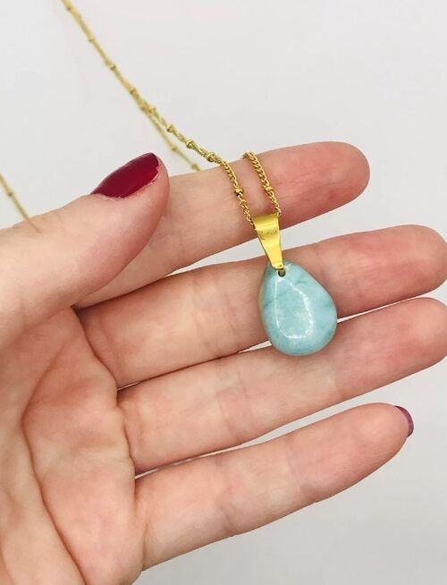 Collier "Larimar"