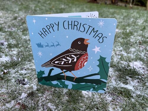 Reusable Eco Greeting Card - Has he been