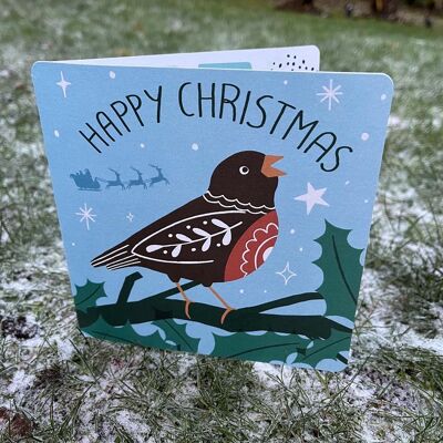 Reusable Eco Greeting Card - Has he been