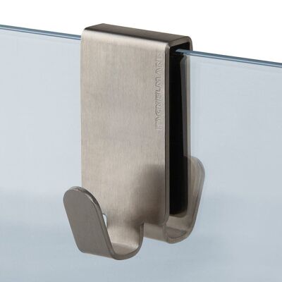 Double hook for stainless steel shower wall Fackelmann Tecno