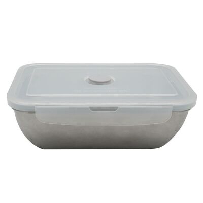 Lunch box inox avec couvercle à clips 1000 ml Fackelmann Move