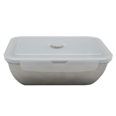 Stainless steel lunch box with clip lid 1000 ml Fackelmann Move