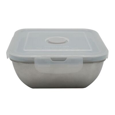 Stainless steel lunch box with clip lid 600 ml Fackelmann Move