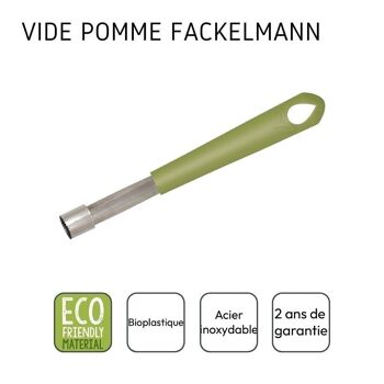 Vide pomme plastique biosourcé Fackelmann Gamme Zéro 9