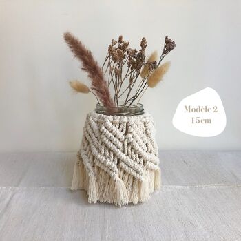 Vases en macramé 3