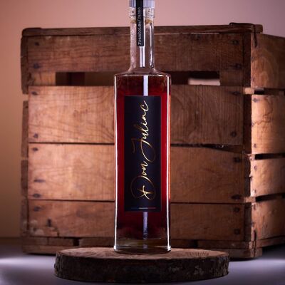 Raspberry Cocoa Arranged Rum: the kept promise of a colorful marriage
