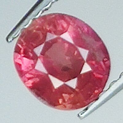 Saphir Rose 0.95ct taille ovale 5.8x5.2mm