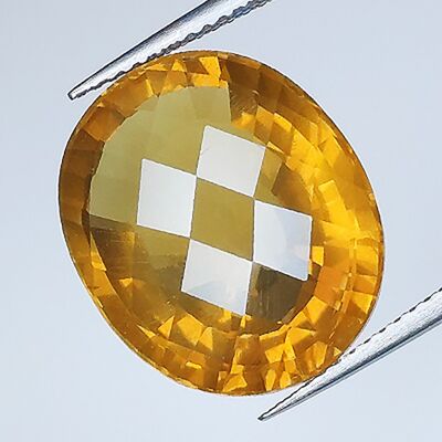 13.05ct Citrine taille ovale 17x14mm 1pc