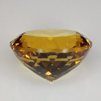 14.18ct Citrine coupe ronde 16mm 3