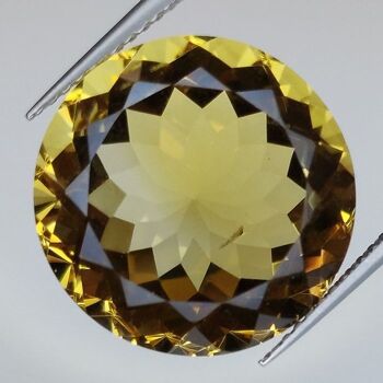 14.18ct Citrine coupe ronde 16mm 5