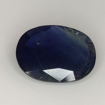 Saphir Bleu 3.78ct taille ovale 12.1x9.6mm 4