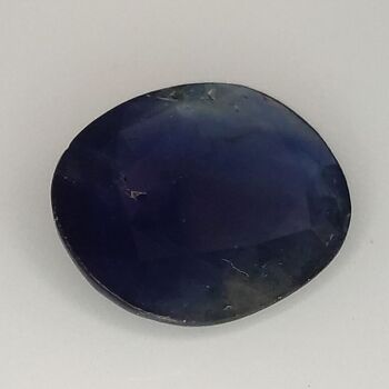 Saphir Bleu 3.78ct taille ovale 12.1x9.6mm 5