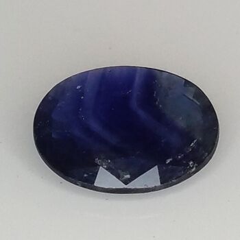 Saphir Bleu 1.46ct taille ovale 9.0x6.9mm 5