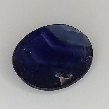 Saphir Bleu 1.46ct taille ovale 9.0x6.9mm 6