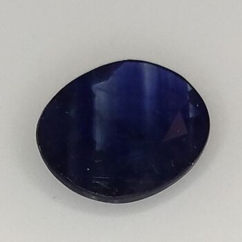 Saphir Bleu 1.65ct taille ovale 8.9x6.9mm 5