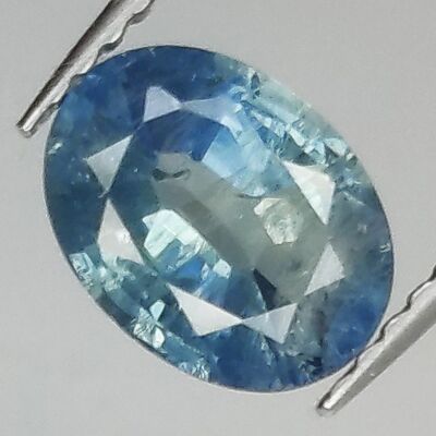 Zaffiro blu da 1,56 carati taglio ovale 8,0x6,0 mm