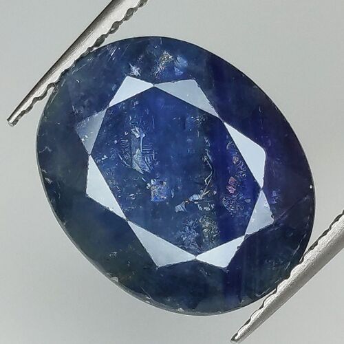 8.42ct Zafiro Azul talla oval 12.9x10.4mm