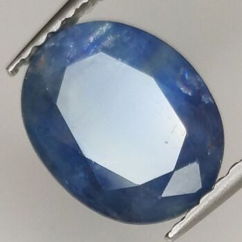 Saphir Bleu 2.77ct taille ovale 9.4x7.4mm 3