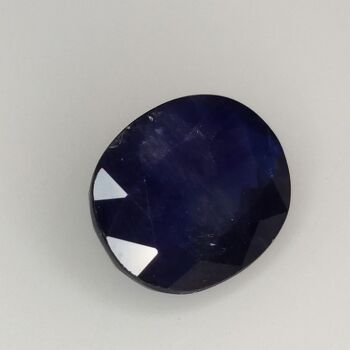 Saphir Bleu 3.58ct taille ovale 9.8x8.0mm 6