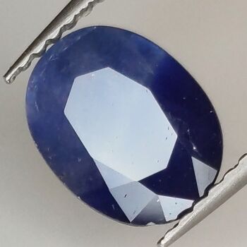Saphir Bleu 1.96ct taille ovale 8.9x6.8mm 2
