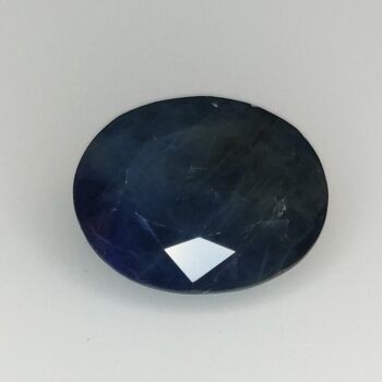 Saphir Bleu 4.56ct taille ovale 10.9x8.9mm 4