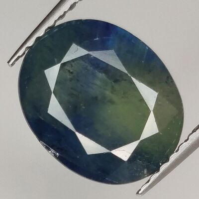 Saphir Bleu 5.20ct taille ovale 10.8x8.9mm