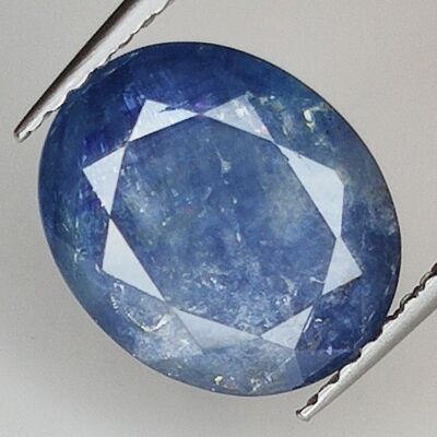 4,40 ct Blauer Saphir im Ovalschliff, 10,6 x 8,6 mm